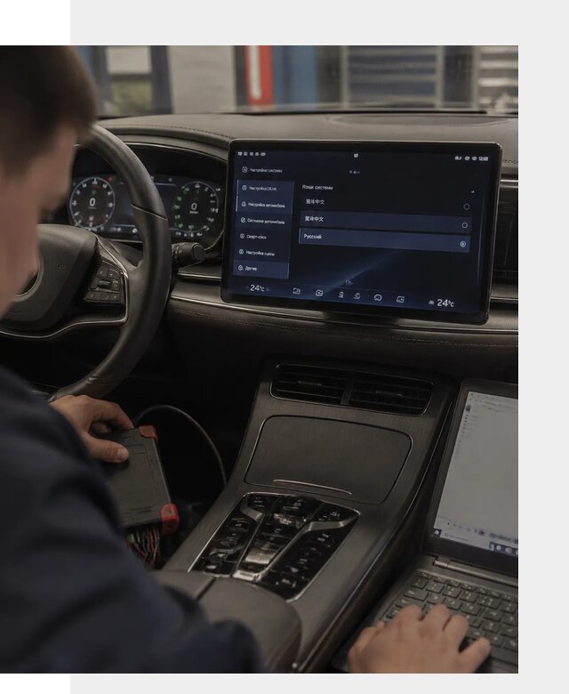 Русификация автомобиля BYD HAN для эксплуатации в Брянске